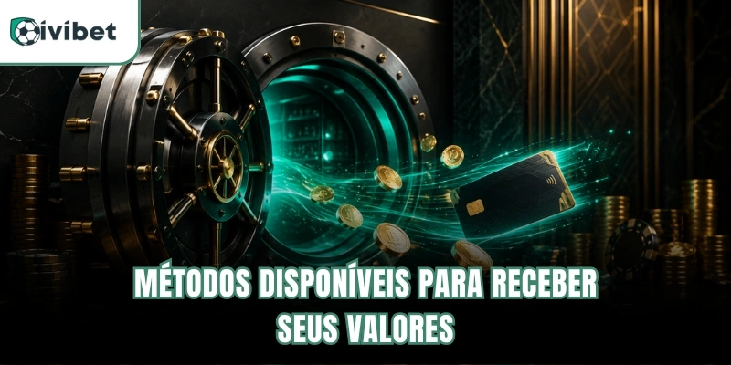 Saque Ivibet | Como Retirar Seus Ganhos Com Segurança 5 Métodos disponíveis para receber seus valores